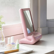 Mirror Vanity Whip Pink – Decorative Polyresin Compact Mirror - photo 2